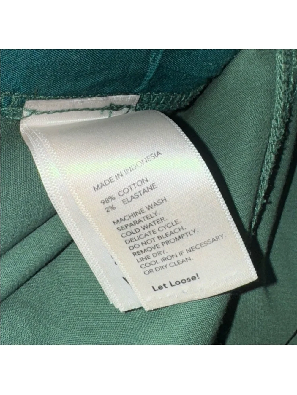 Kate Spade Saturday Green Trouser Style Straight Leg Pants Size 4